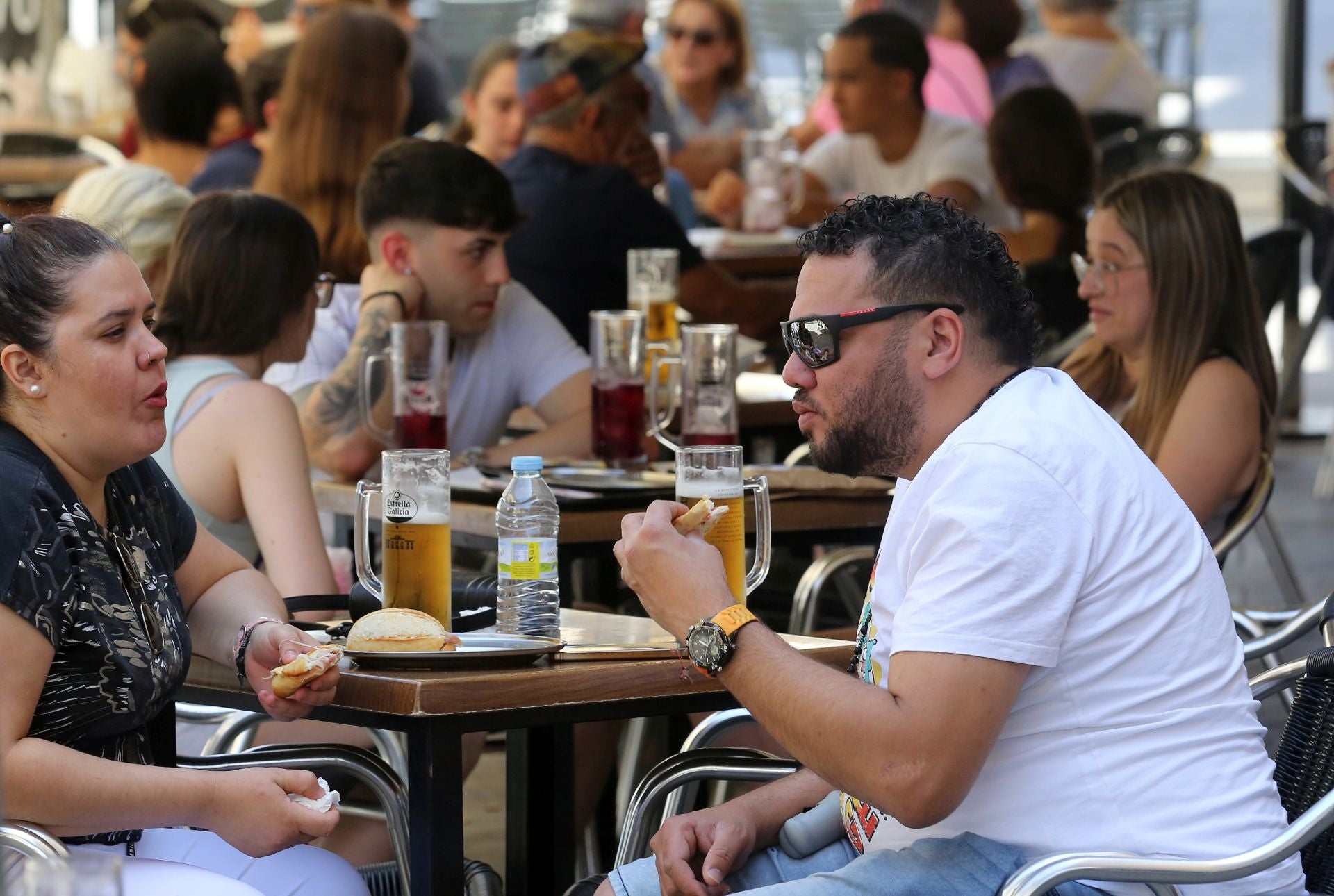 Fotos de las jornadas de calor en Segovia del final de primavera