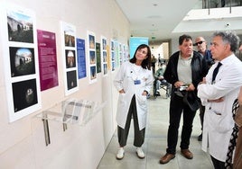 Exposición inaugurada este lunes en el Hospital de Palencia.