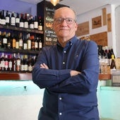 El escritor vallisoletano Gustavo Martín Garzo en la Microbodega Urbana.