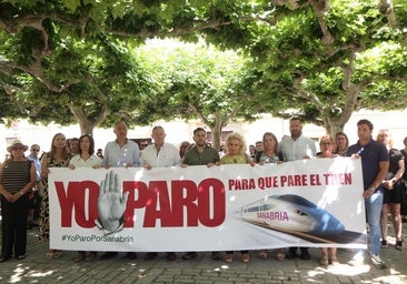 Zamora protesta con un paro simbólico contra la eliminación de paradas del AVE en Sanabria