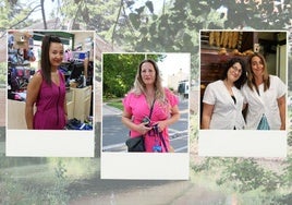 Comerciantes y vecinos de La Victoria.