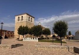 Plaza nueva e iglesia Nuestra Señora de la Asunción.