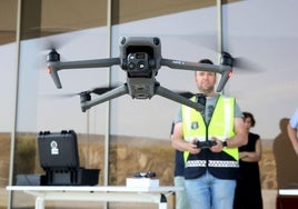 Presentación de los drones de la Policia Local de Segovia