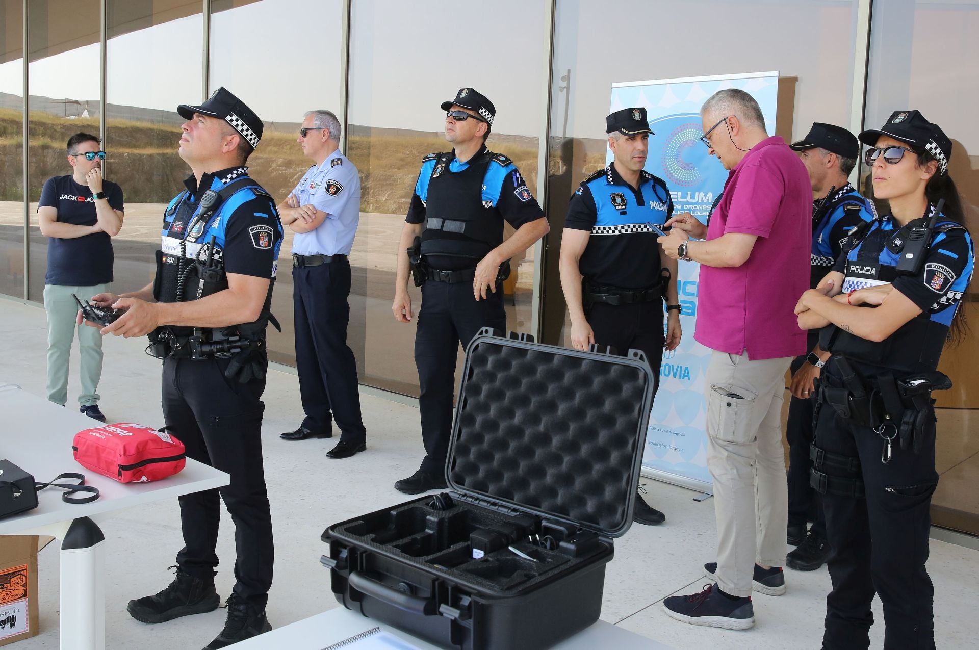 Fotos de los nuevos drones de la Policía Local de Segovia