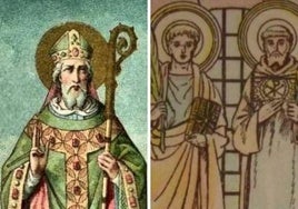 San Amando de Burdeos y San Marcelino y San Marcos de Roma.