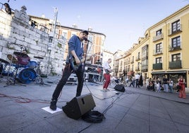 Actuación en Portugalete en el Día de la Música del pasado año.