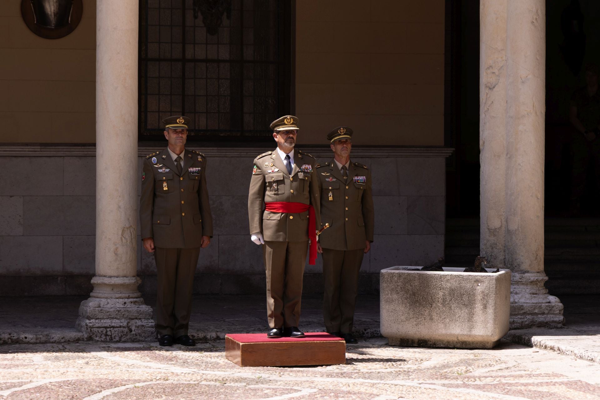 Las imágenes del acto militar en el Palacio Real de Valladolid