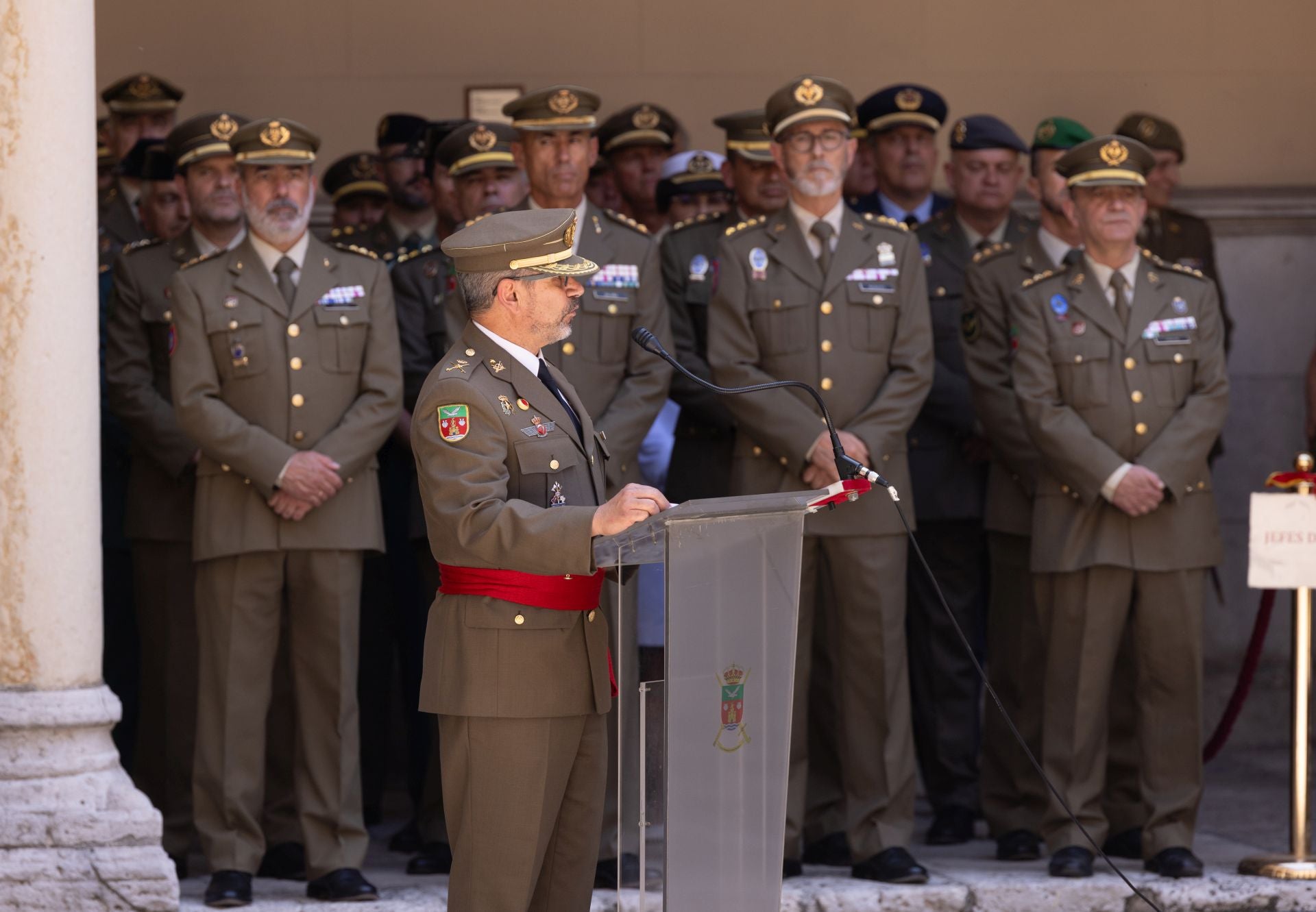 Las imágenes del acto militar en el Palacio Real de Valladolid