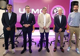 De izquierda a derecha, Paco González, Jesús Zarzuela, Mike Hansen y David Barrio.