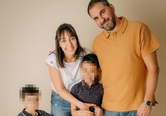 La familia González Gómez al completo