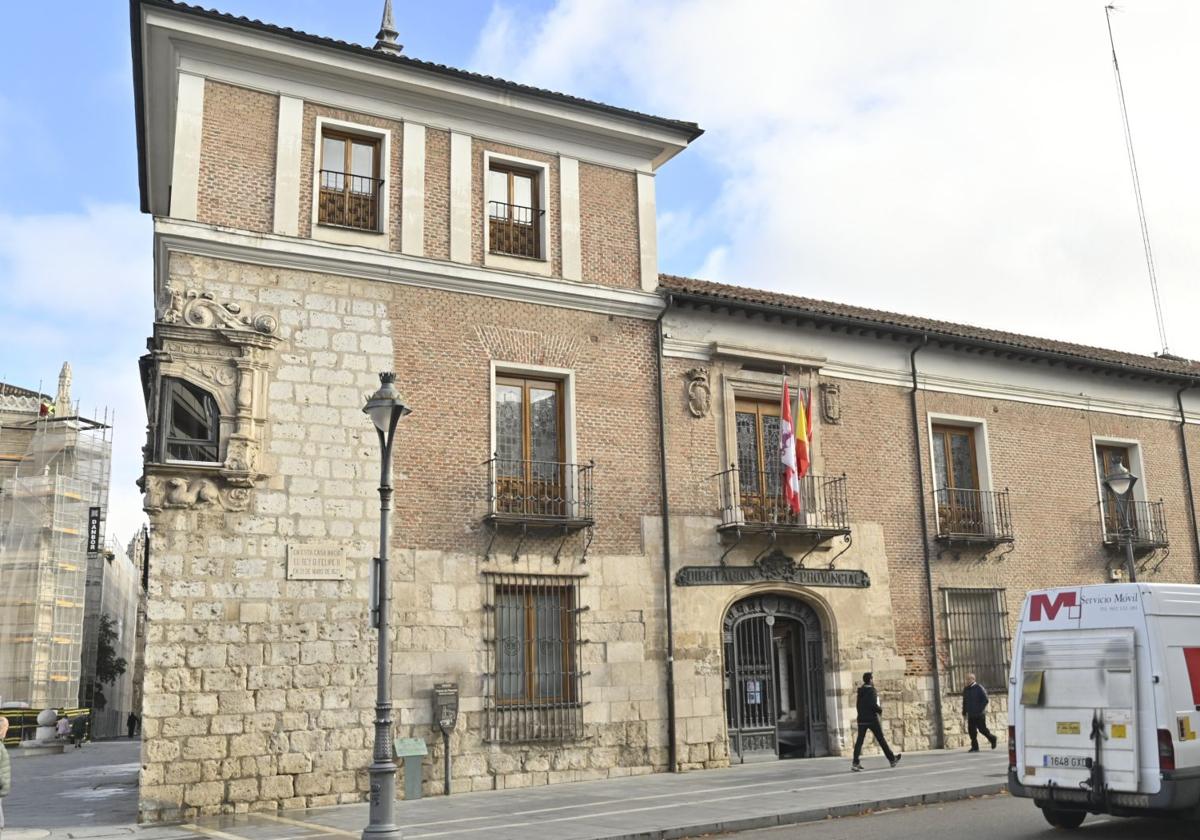 Imagen de archivo del Palacio de Pimentel, sede de la Diputación de Valladolid.