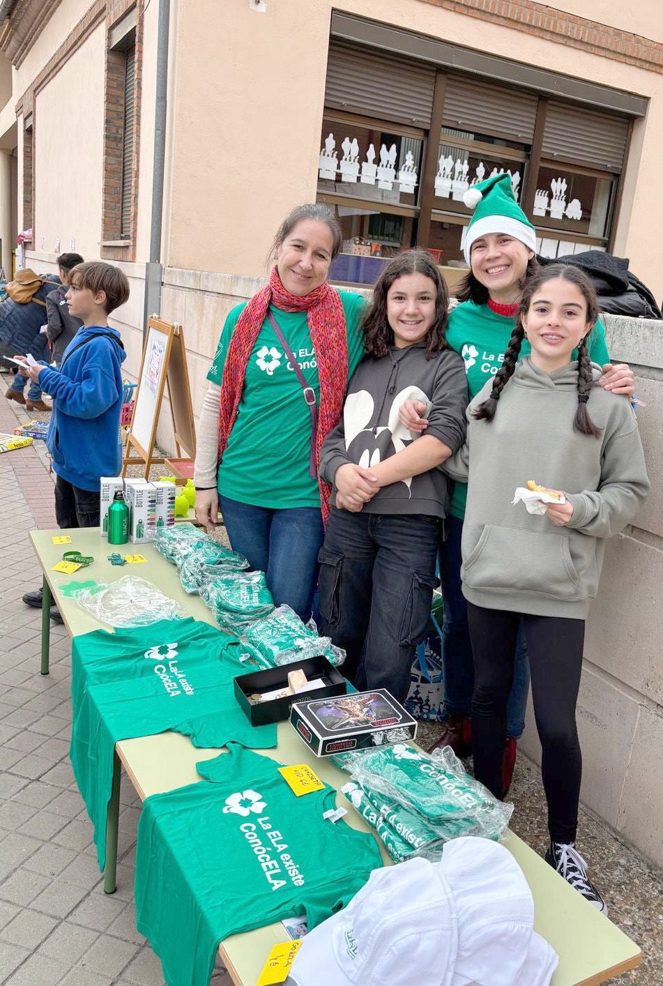 Actividad para visibilizar la lucha contra la ELA en el colegio Teresa Íñigo de Toro.