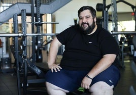 Marcos Roldán, en el gimnasio CDO Covaresa de Valladolid.
