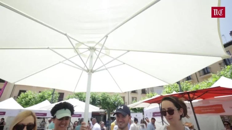 Así se ha vivido la Plaza Mayor del Vino de Palencia