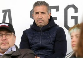 Agustín Cuenca, en el palco de La Albuera.