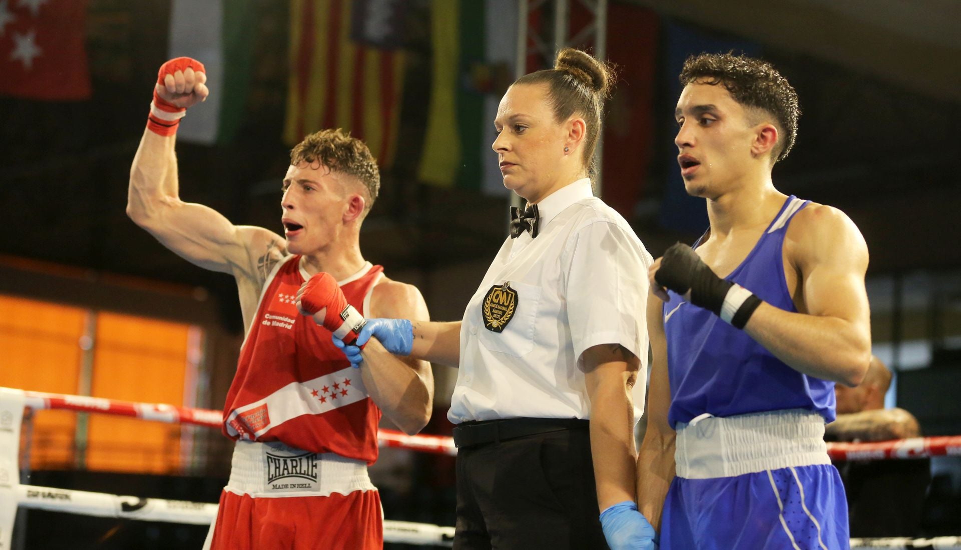 Fotos del campeonato de boxeo en Segovia