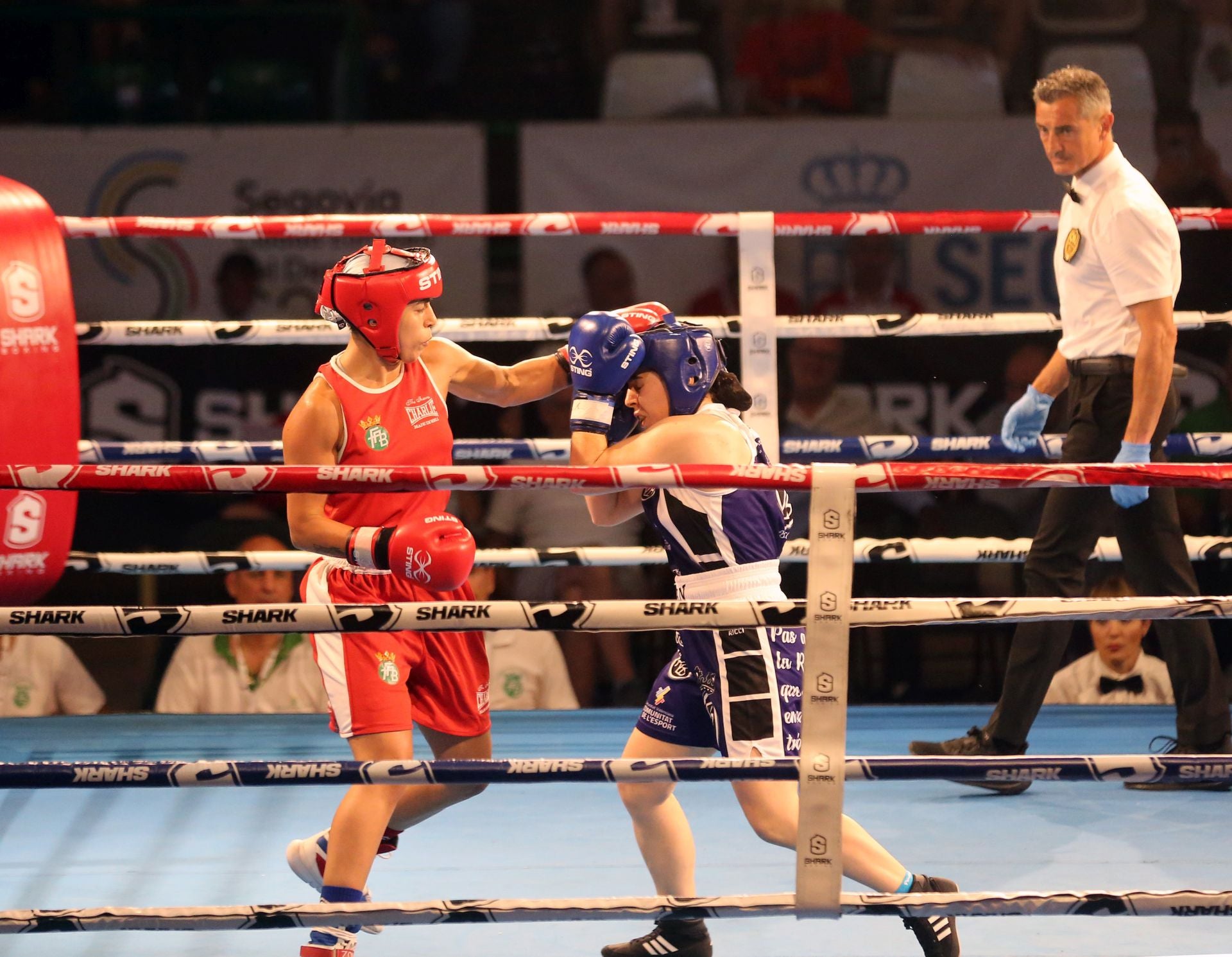 Fotos del campeonato de boxeo en Segovia