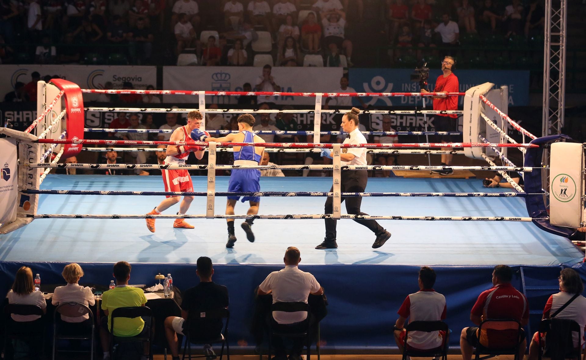 Fotos del campeonato de boxeo en Segovia