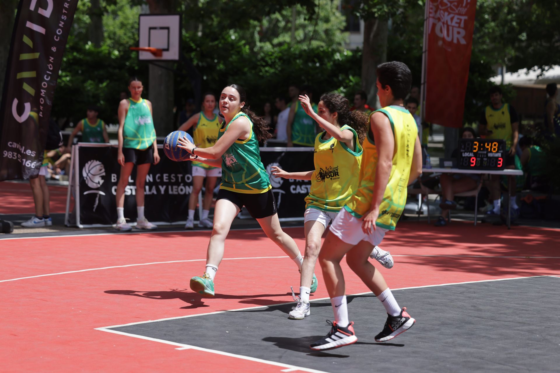 Campeonato de baloncesto 3x3 en Valladolid