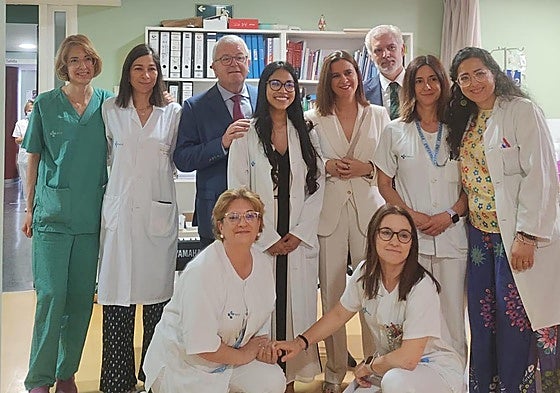 Responsables del proyecto y donantes.