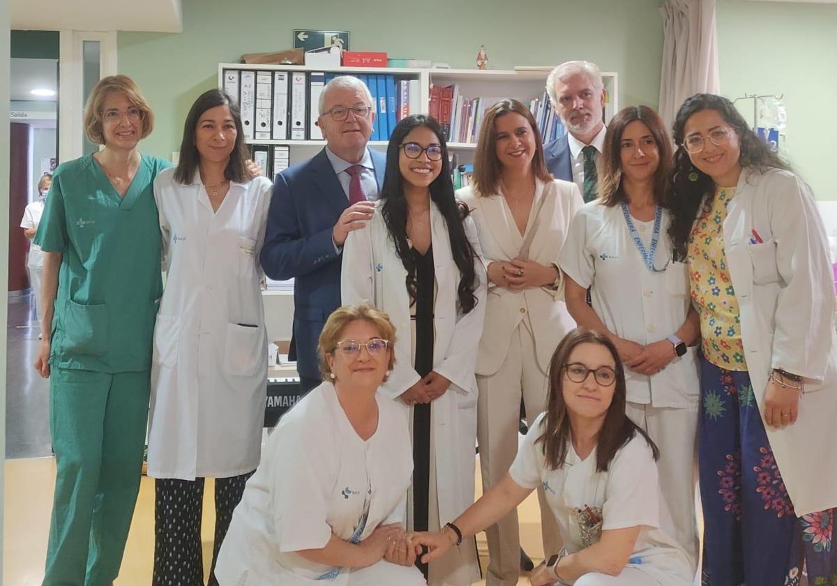 Responsables del proyecto y donantes.