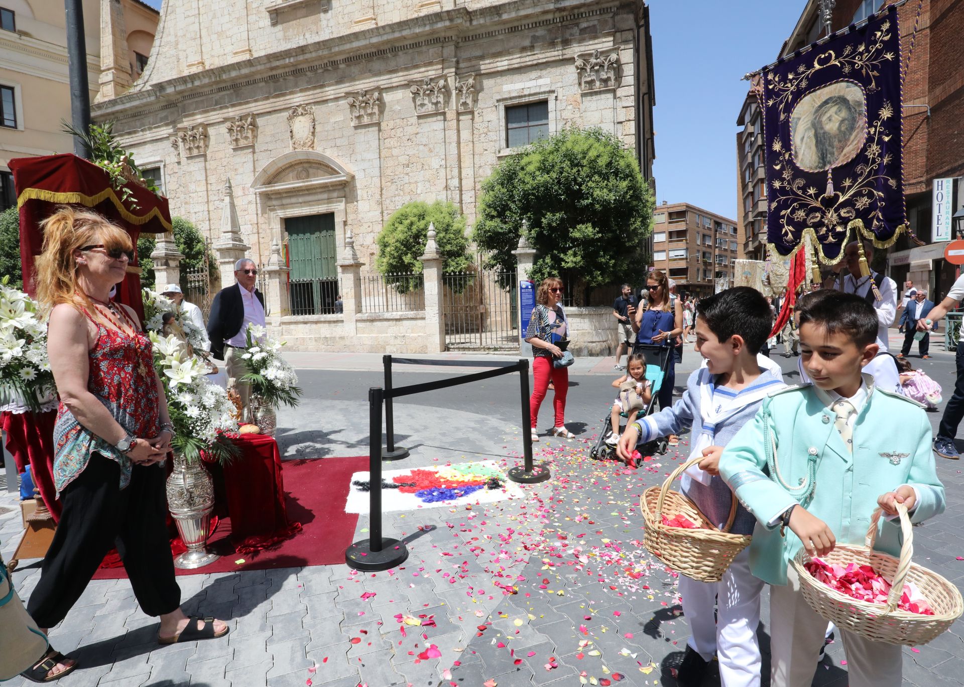 Así ha sido la procesión del Corpus en Palencia