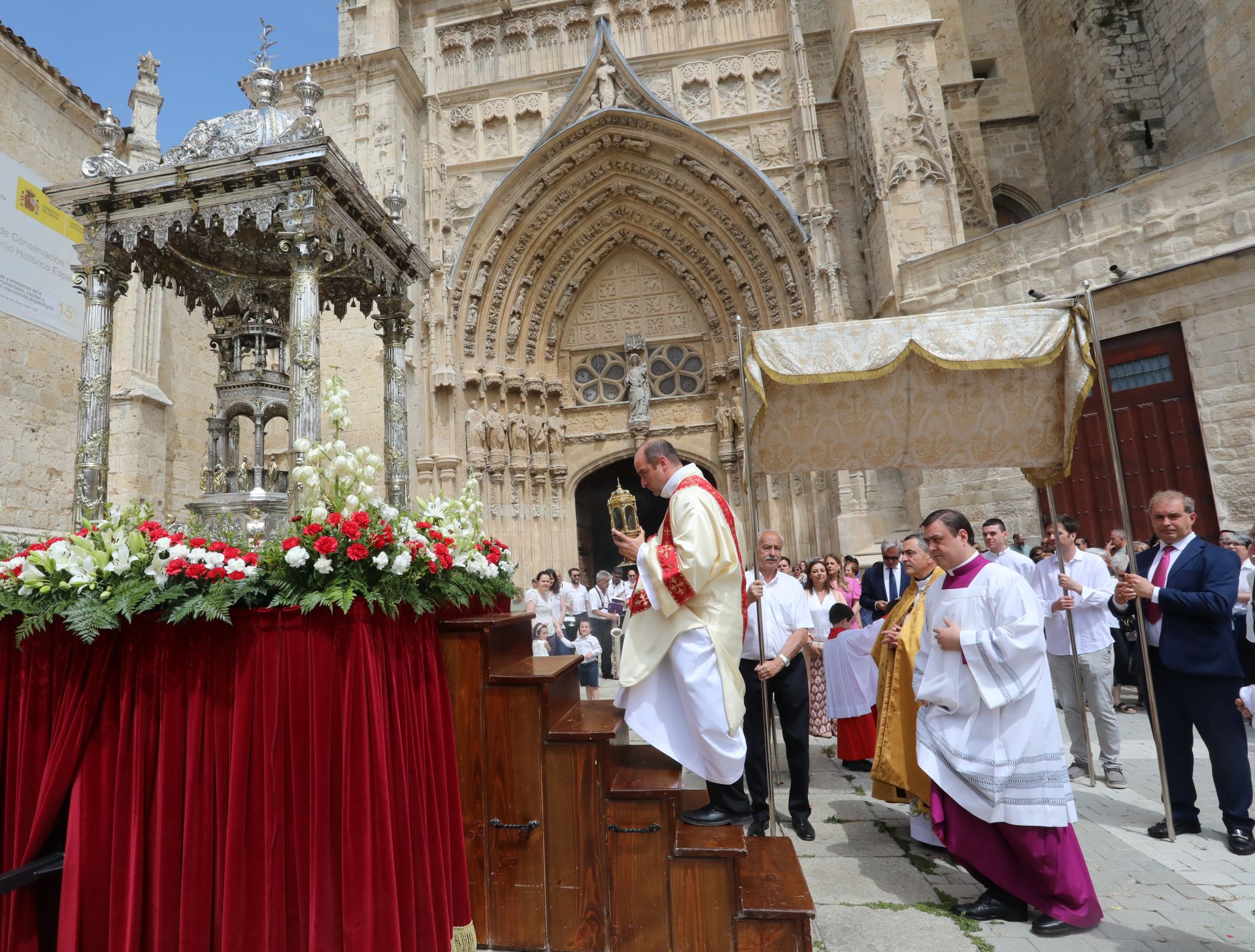 Así ha sido la procesión del Corpus en Palencia