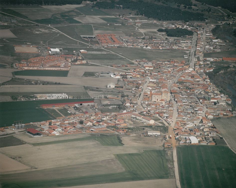 Imagen aérea de la localidad.