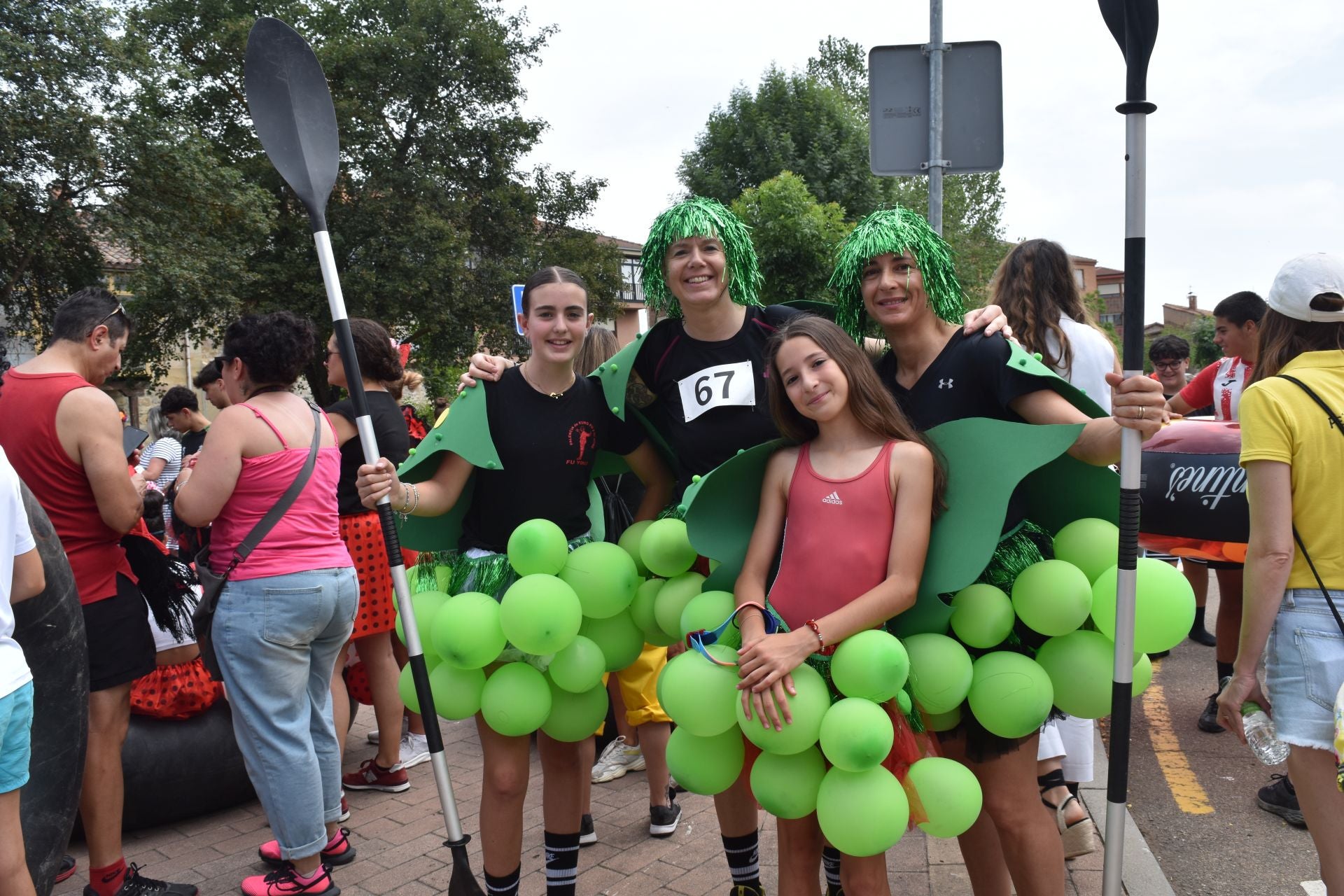 El Pisuerga se llena de coloridos hinchables