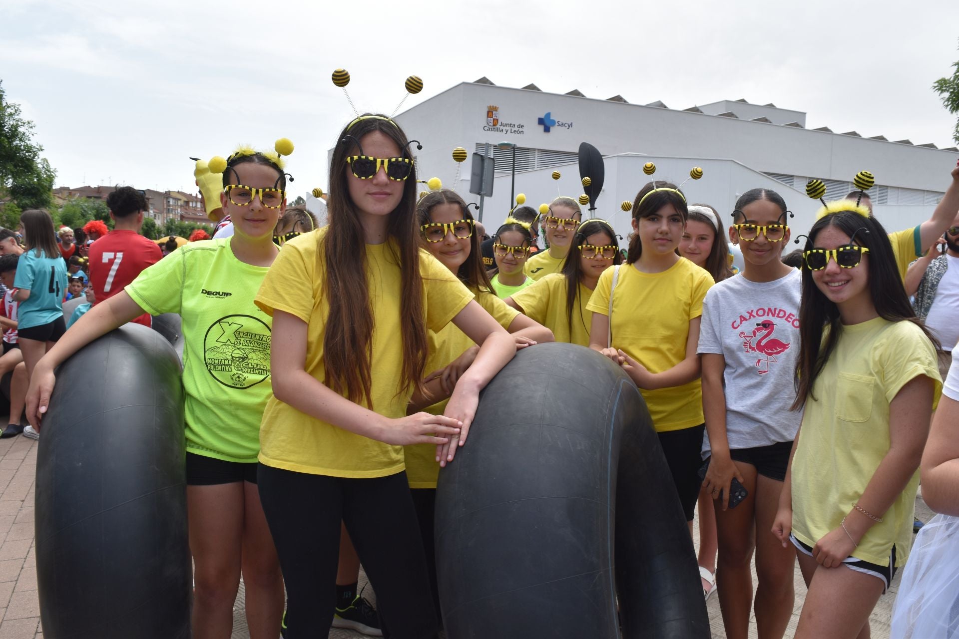 El Pisuerga se llena de coloridos hinchables