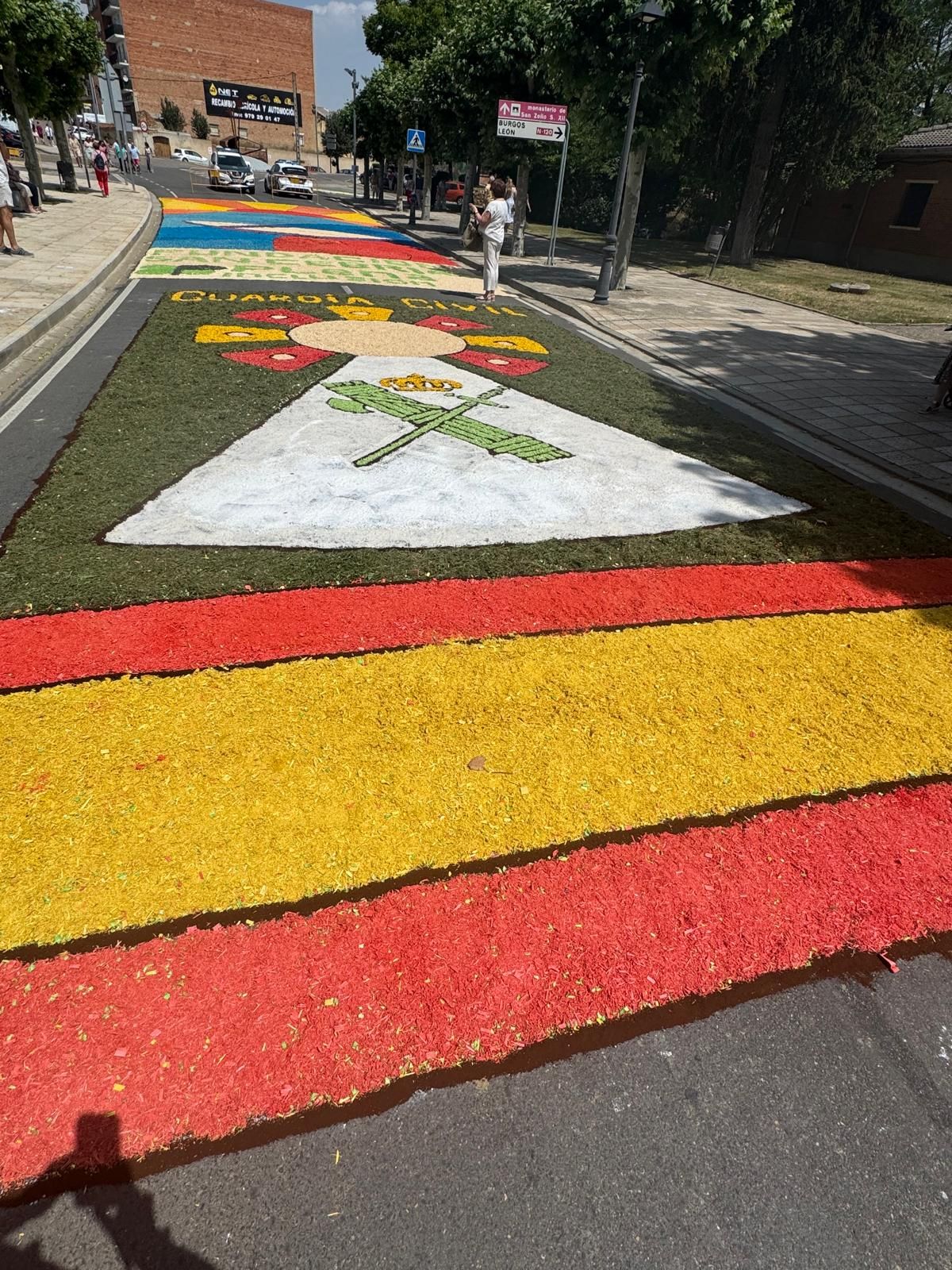 Así han sido las alfombras florales de Carrión en el Corpus