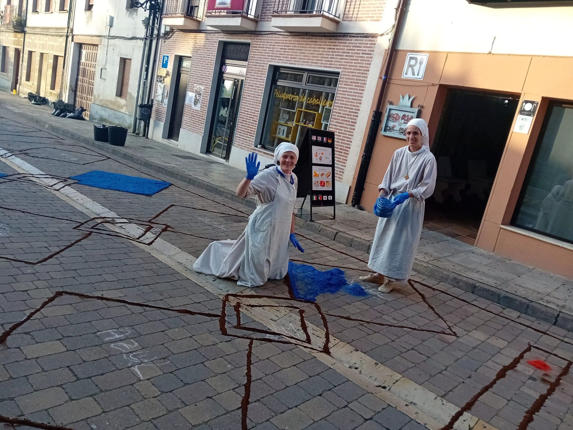 Así han sido las alfombras florales de Carrión en el Corpus