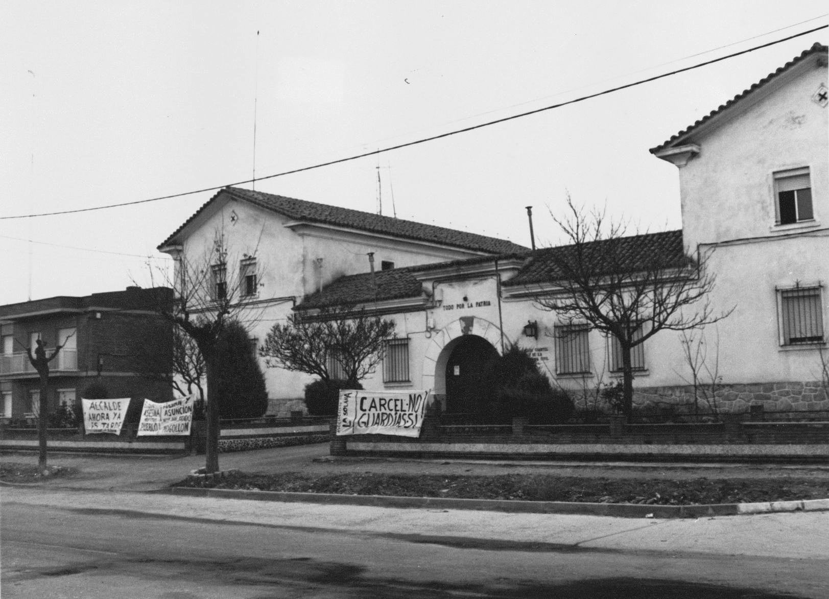Cierre del Cuartel de la Guardia Civil de Valdestillas. 15 de enero de 1994.