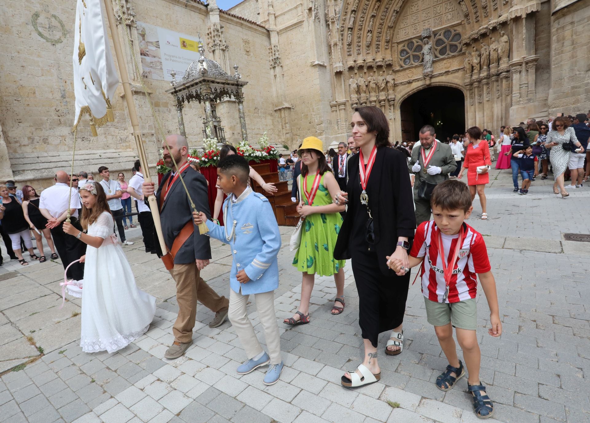 Así ha sido la procesión del Corpus en Palencia