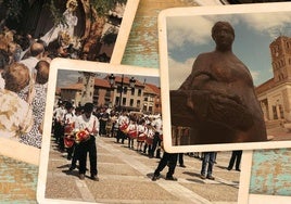 Collage de fotos antiguas de la localidad