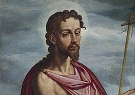 San Juan el Bautista predicando en el desierto, pintado en 1760 por Anton Raphael Mengs.
