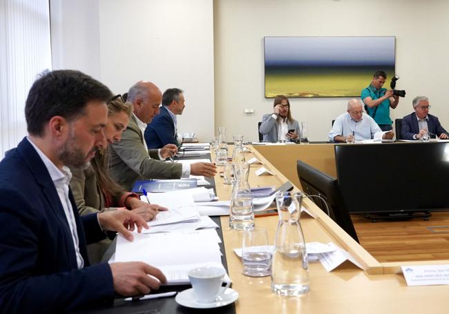 Junta de portavoces de las Cortes de la semana pasada.