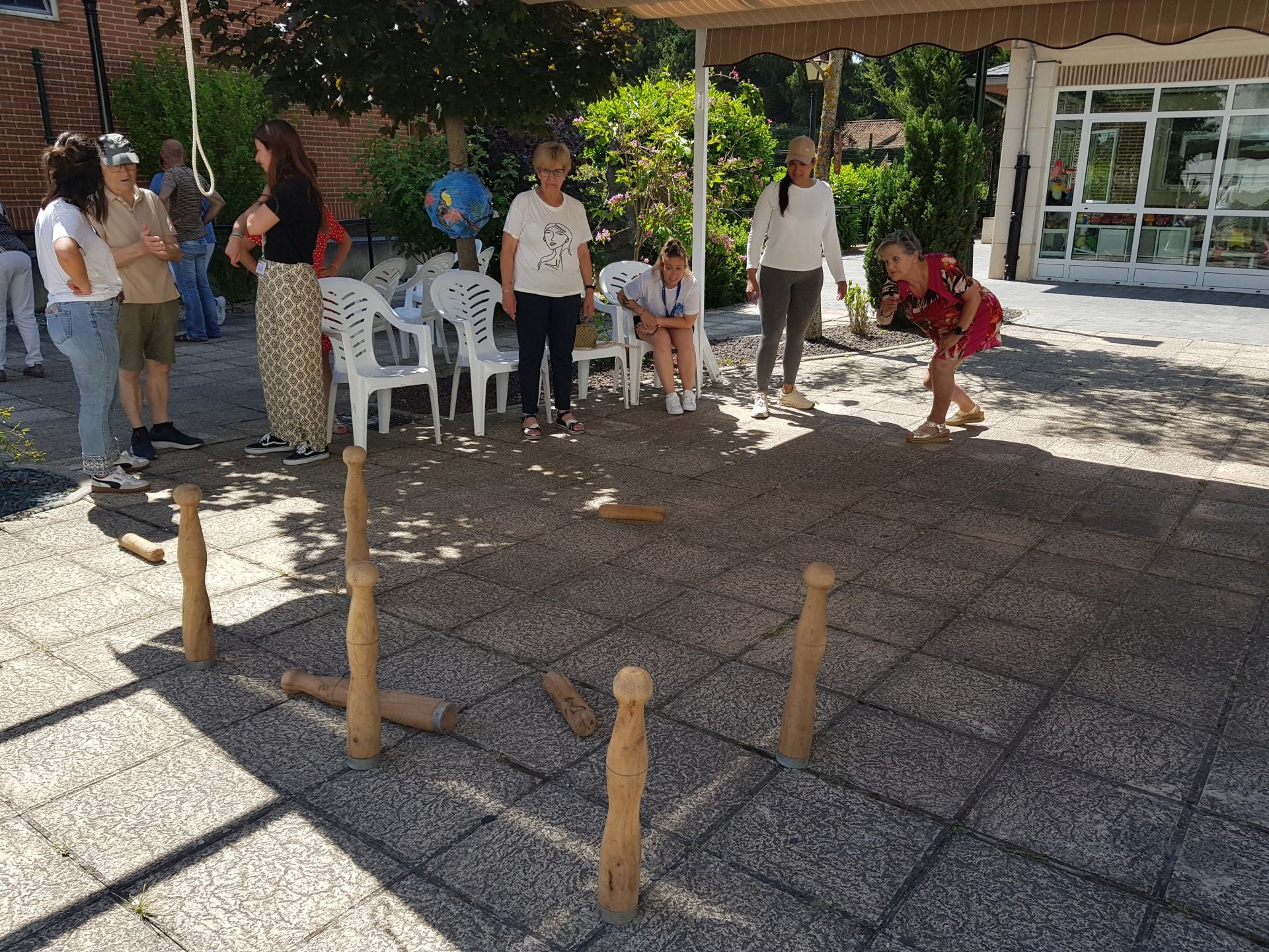 Celebración del día del refugiado en el centro San Juan de Dios de Aguilar