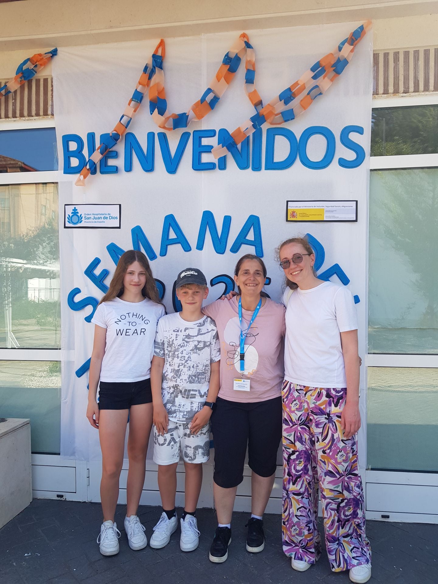 Celebración del día del refugiado en el centro San Juan de Dios de Aguilar