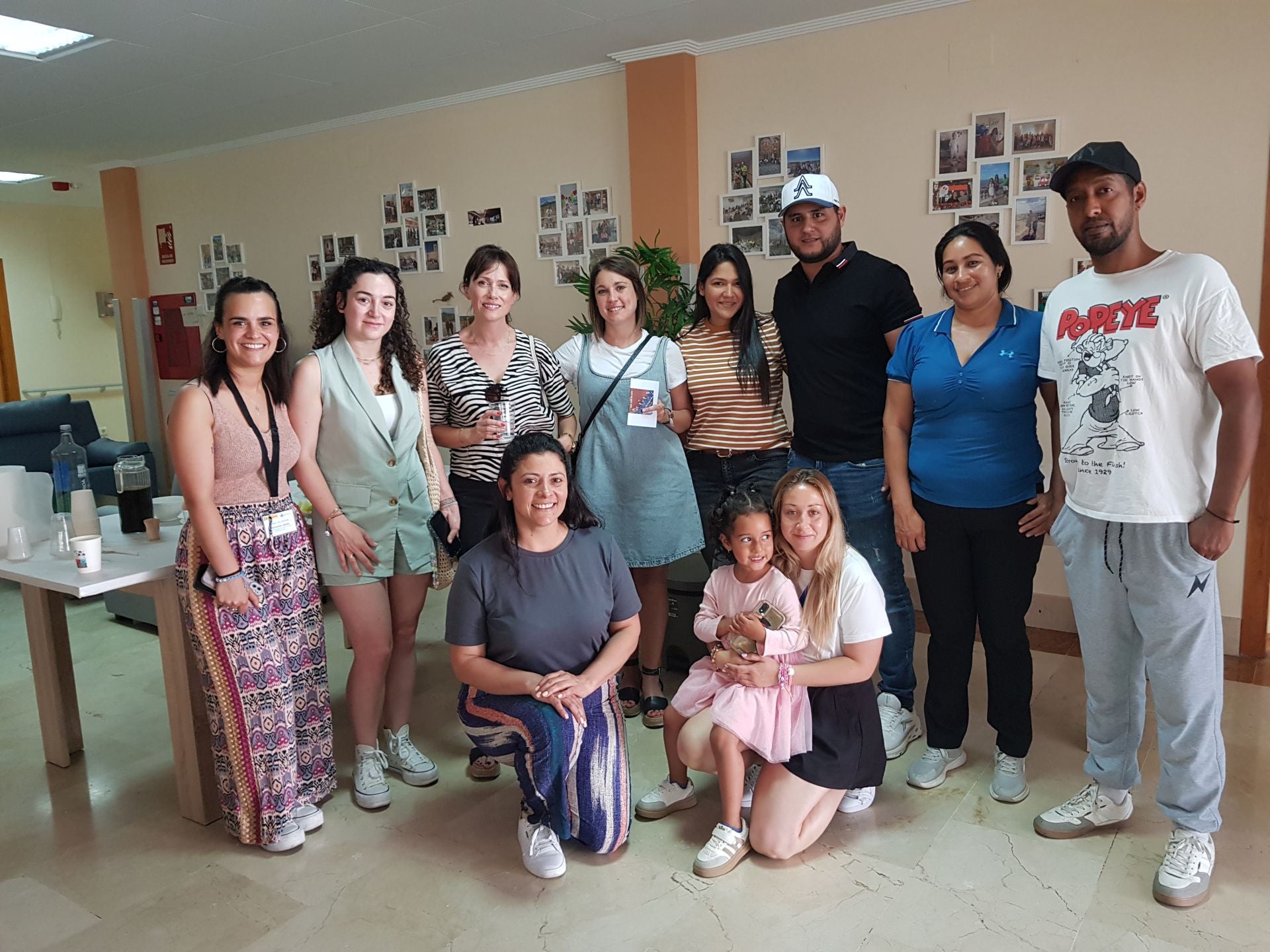 Celebración del día del refugiado en el centro San Juan de Dios de Aguilar