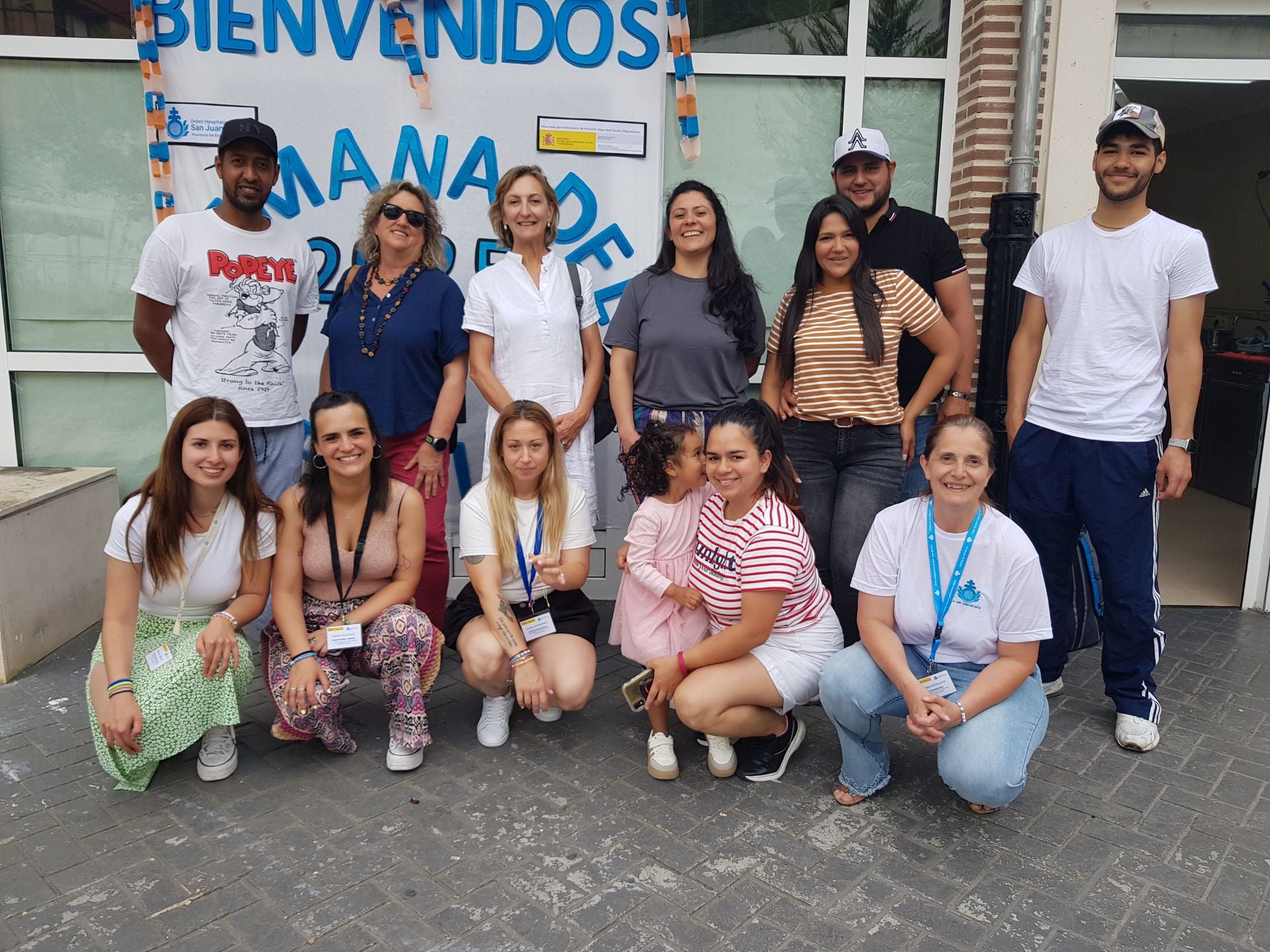 Celebración del día del refugiado en el centro San Juan de Dios de Aguilar