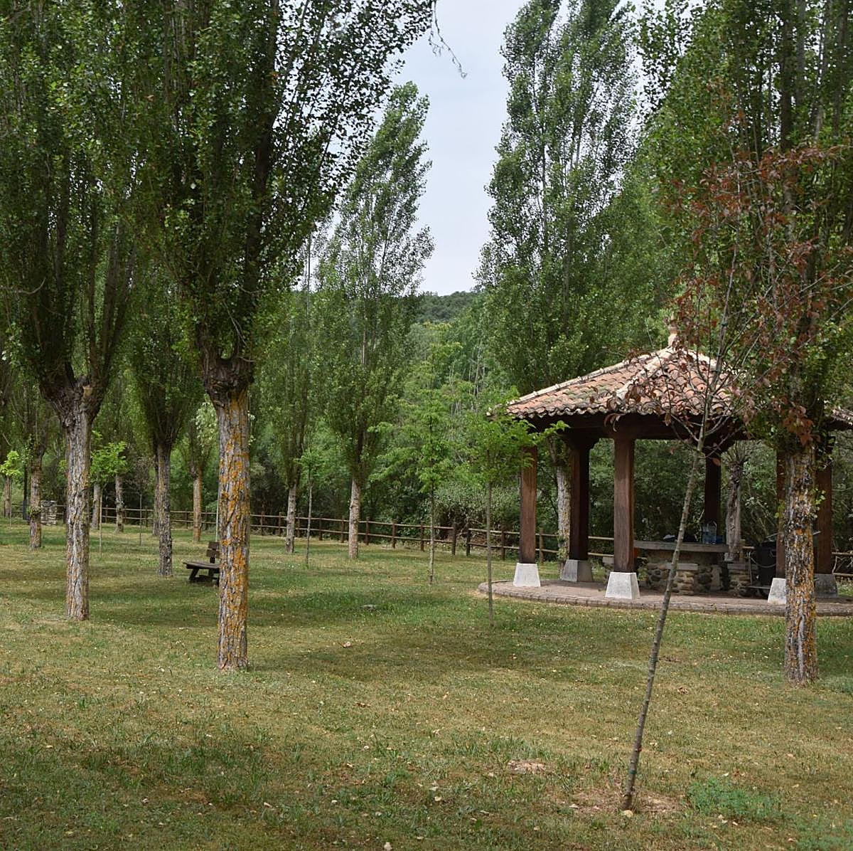 Zona conocida como Parque del Río, un punto de encuentro de la localidad.