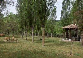 Zona conocida como Parque del Río, un punto de encuentro de la localidad.