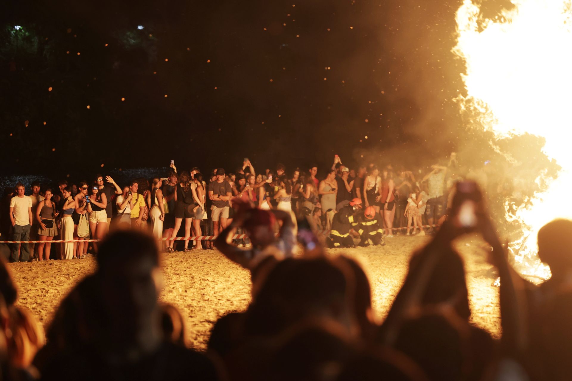 Las imágenes de la noche de San Juan en Valladolid