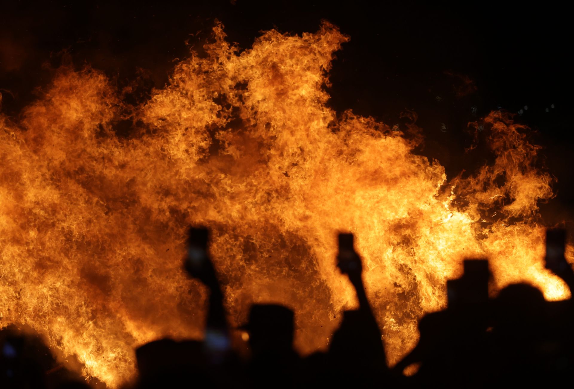 Las imágenes de la noche de San Juan en Valladolid