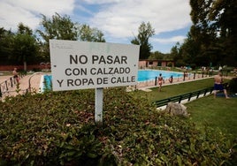 Instalaciones de la piscina Juan de Austria, junto al El Corte Inglés del Paseo de Zorrilla.