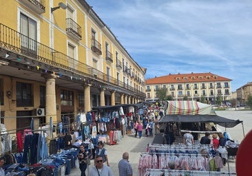 Los vendedores ambulantes del mercadillo de Rioseco se niegan a trasladarse en verano al parque Duque de Osuna