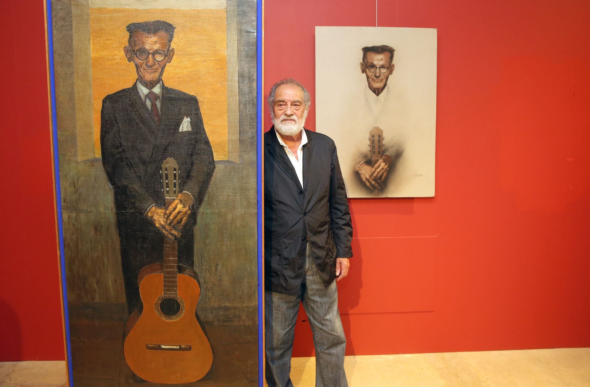 Fotos de la entrega de dos retratos de Agapito Marazuela