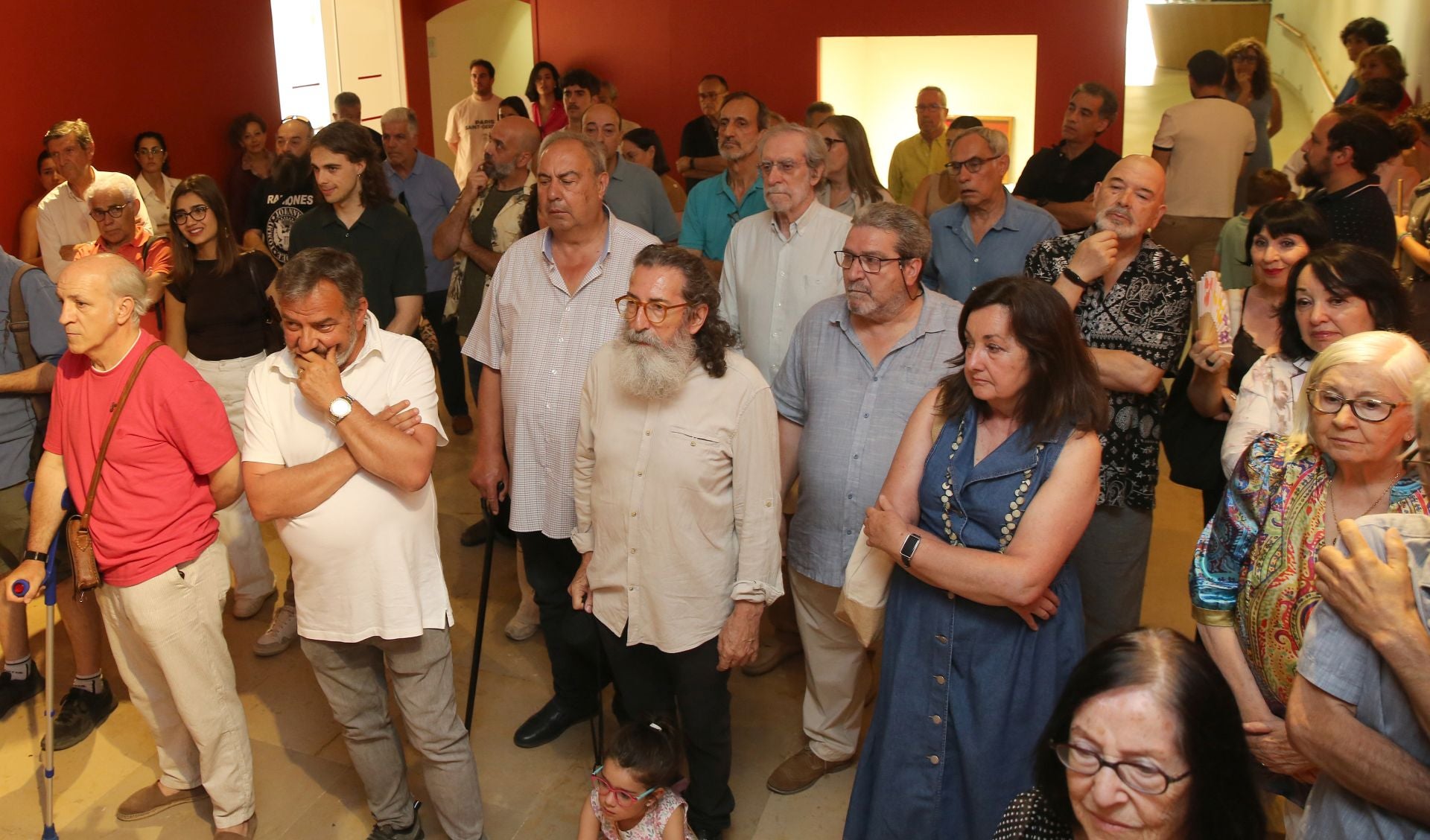 Fotos de la entrega de dos retratos de Agapito Marazuela