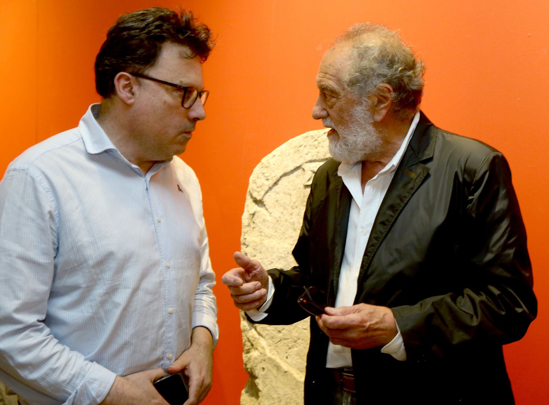 Fotos de la entrega de dos retratos de Agapito Marazuela